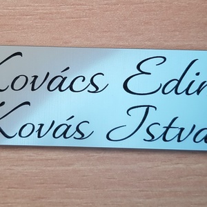 Egyedi Ajtónévtábla  Szállítás Akár 590 Ft!  Arany/Ezüst - otthon & életmód - ház & kert - névtábla - Meska.hu