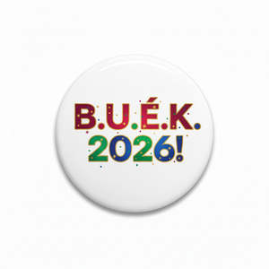 Szilvesztert Kitűző  2026  Szállítás Akár 500 Ft!  2 Méretben, Ékszer, Kitűző és Bross, , MESKA