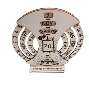 Személyre Szabott Szülinapi Öröknaptár - otthon & életmód - dekoráció - fali és függő dekoráció - falinaptár & öröknaptár - Meska.hu