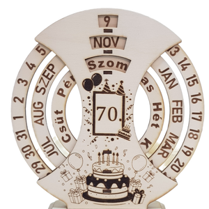 Személyre Szabott Szülinapi Öröknaptár - otthon & életmód - dekoráció - fali és függő dekoráció - falinaptár & öröknaptár - Meska.hu