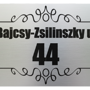 Házszám Tábla  Kültéri, Időtálló Kivitel (Több Méret és Stílus), Otthon & Életmód, Ház & Kert, Házszám, Gravírozás, pirográfia, MESKA