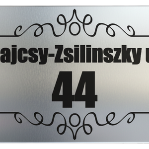 Házszám Tábla  Kültéri, Időtálló Kivitel (Több Méret és Stílus) - otthon & életmód - ház & kert - házszám - Meska.hu