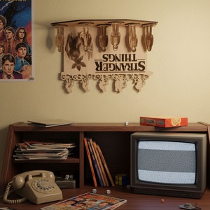 Stranger Things Dioráma � Lenyűgöző Fa Szobadísz Rajongóknak - otthon & életmód - dekoráció - asztal és polc dekoráció - dekorációs tál, tartó - Meska.hu