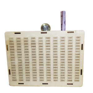 Motivációs Fa Persely � 1 Millió Forint Challenge Követő Doboz - otthon & életmód - dekoráció - asztal és polc dekoráció - persely - Meska.hu