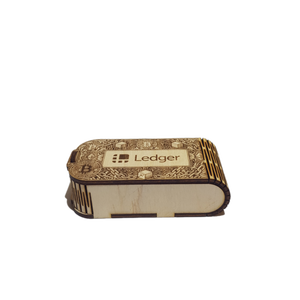 Ledger Tok Fából � Gravírozott Hardvertárca Tároló Nano S/S Plus-hoz - táska & tok - pénztárca & más tok - pénztárca - férfi pénztárca - Meska.hu