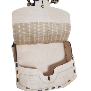 Különleges Fa Kistáska � Egyedi, Lézervágott Női Táska - táska & tok - kézitáska & válltáska - válltáska - Meska.hu