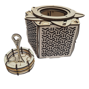 Varázslatos Írisz-záras Fa Ékszerdoboz � Névre szóló, lézergravírozott ajándék - Meska.hu