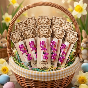 Húsvéti Köszönő Ajándék Locsolóknak � Fából Készült Pénz / Édesség Átadó akár oviba / iskolába - ünnepi díszek, dekorációk - húsvéti díszek és dekorációk - húsvéti ajándékátadó - Meska.hu