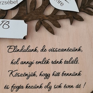 Ballagási Ajándék  Életfa Tábla Névvel � Óvónéni Tanár Ajándék Fából Egyedi Gravírozással - otthon & életmód - dekoráció - kép & falikép - táblakép - Meska.hu