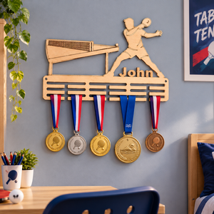 Ping pong Fa Névre szóló Éremtartó  - Meska.hu