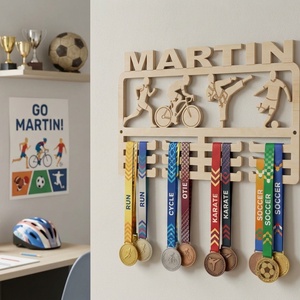Több sportágas Sport Éremtartó All In One multi sportolóknak  - Meska.hu
