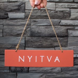Nyitva-zárva tábla - otthon & életmód - dekoráció - kép & falikép - táblakép - Meska.hu