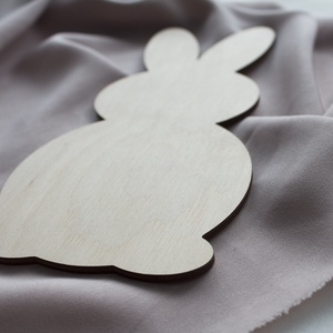 Nyúl alap fából (15 centiméteres) - kellékek & szerszámok - hobby fa alapanyag - rétegelt lemez, fa alap - Meska.hu