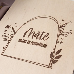 Rajzgyűjtő mappa, Névre készült rajzgyűjtő - otthon & életmód - babaszoba, gyerekszoba - játéktároló - Meska.hu