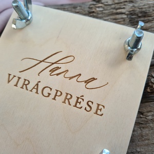 Névre szóló kicsi virágprés - otthon & életmód - dekoráció - dísztárgy - Meska.hu Névre szóló kicsi virágprés - otthon & életmód - dekoráció - dísztárgy - Meska.hu