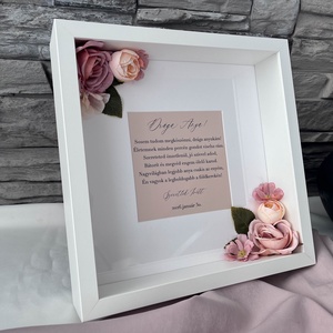 Szülőköszöntő ajándék képkeret idézettel - esküvő - emlék & ajándék - szülőköszöntő ajándék - Meska.hu