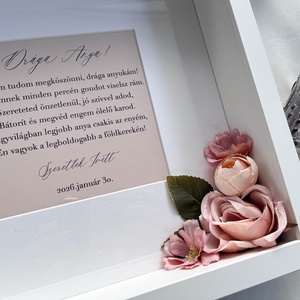 Szülőköszöntő ajándék képkeret idézettel - esküvő - emlék & ajándék - szülőköszöntő ajándék - Meska.hu