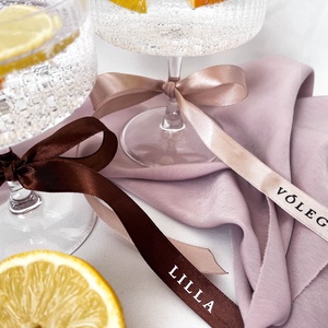 Névre szóló szatén szalag esküvői ültető - Meska.hu