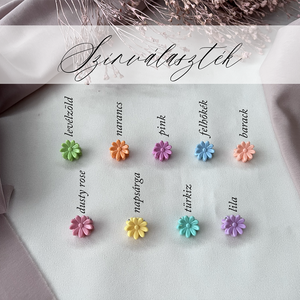 Nőnapi ajándék hajcsat - apró margarétás - ruha & divat - hajdísz & hajcsat - hajdísz - Meska.hu