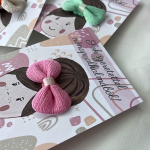 Nőnapi masnis hajgumi ajándék , Ruha & Divat, Hajdísz & Hajcsat, Hajgumi, Mindenmás, MESKA