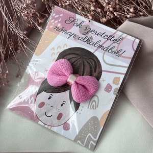 Nőnapi masnis hajgumi ajándék  - ruha & divat - hajdísz & hajcsat - hajgumi - Meska.hu