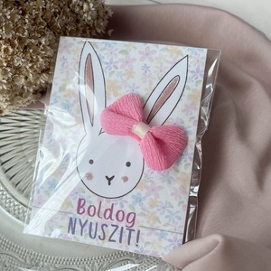 Lányos húsvéti ajándék masnis hajgumi   - ruha & divat - hajdísz & hajcsat - hajgumi - Meska.hu