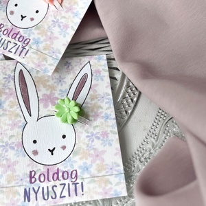 Húsvéti ajándék hajcsat - apró margarétás - ruha & divat - hajdísz & hajcsat - hajdísz - Meska.hu