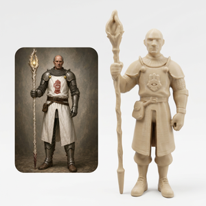 Egyedi 3D Nyomtatott DnD Karakter Figura (11 cm) � Saját Kép vagy Leírás Alapján, Kifesthető, Játék & Sport, Táblajáték és Kártyajáték, Társasjátékok, Dobókocka, Mindenmás, MESKA