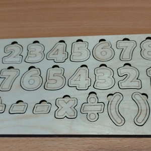  Szám- és Műveleti Jelek Puzzle (Kirakó) Gyerekeknek - játék & sport - puzzle - kirakó, kocka kirakó - Meska.hu