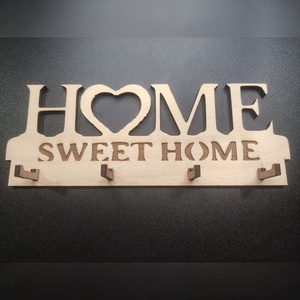 SWEET HOME Fali Kulcstartó  Stílusos és Praktikus Kiegészítő Otthonodba, Otthon & Életmód, Dekoráció, Fali és függő dekoráció, Fali kulcstartó, , MESKA