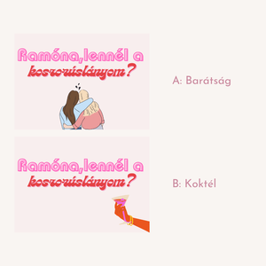 Színes koszorúslány/tanú felkérő kártya - esküvő - meghívó & kártya - koszorúslány felkérő - Meska.hu