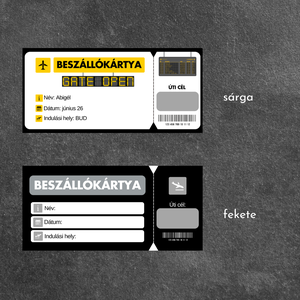 Beszállókártya kaparós felülettel - karácsony - karácsonyi ajándékozás - karácsonyi képeslap, üdvözlőlap, ajándékkísérő - Meska.hu