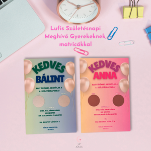 Lufis Születésnapi Meghívó Gyerekeknek - Meska.hu