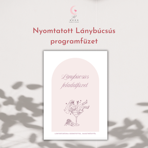 Nyomtatott Lánybúcsús Programfüzet - Pinky  - Meska.hu