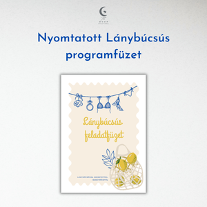 Nyomtatott Lánybúcsús Programfüzet - Summer Part - Meska.hu