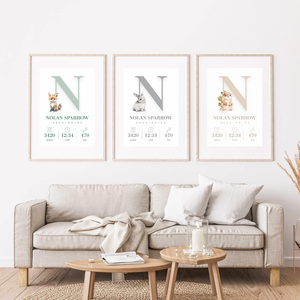 Egyedi babaemlék poszter  digitális termék, Művészet, Grafika & Illusztráció, Digitális, , MESKA