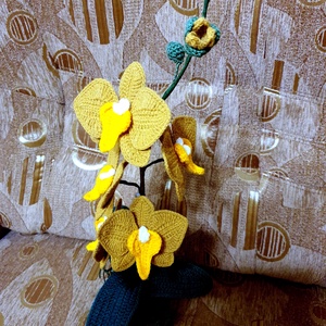 Horgolt  Orchidea - otthon & életmód - dekoráció - ajtó- és ablak dekoráció - ablakdísz - Meska.hu