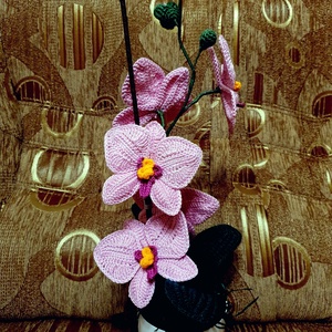 Horgolt  Orchidea - otthon & életmód - dekoráció - ajtó- és ablak dekoráció - ablakdísz - Meska.hu