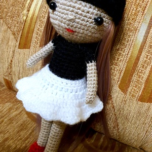 Horgolt Baba - játék & sport - baba & babaház - öltöztethető baba - Meska.hu