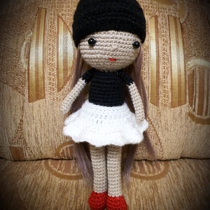 Horgolt Baba - játék & sport - baba & babaház - öltöztethető baba - Meska.hu