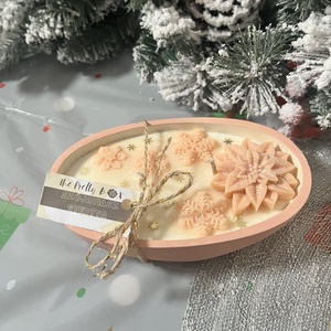 Szójaviasz gyertya 2 kanóccal, Otthon & Életmód, Gyertya, illat, aroma, Gyertya, Gipszöntés, Gyertya-, mécseskészítés, MESKA