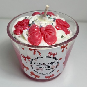 Szójaviasz HABGYERTYA - otthon & életmód - gyertya, illat, aroma - gyertya - Meska.hu