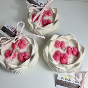 Szójaviasz gyertya masnikkal - Meska.hu