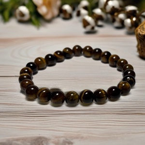 Theta ásványkarkötő - Tigrisszem  - Meska.hu