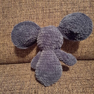 Elefánt amigurumi - játék & sport - plüssállat & játékfigura - elefánt - Meska.hu