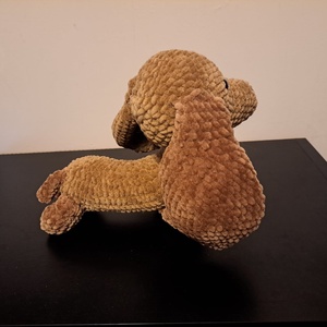 Tacskó amigurumi - játék & sport - plüssállat & játékfigura - kutya - Meska.hu