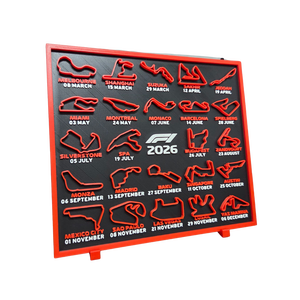 Formula 1 2026 Asztali Naptár, Otthon & Életmód, Dekoráció, Asztal és polc dekoráció, Asztaldísz, Fotó, grafika, rajz, illusztráció, Mindenmás, MESKA