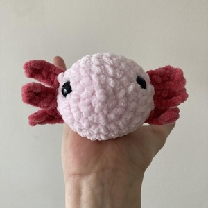 Horgolt axolotl állatka, Játék & Sport, Plüssállat & Játékfigura, Más figura, Horgolás, MESKA