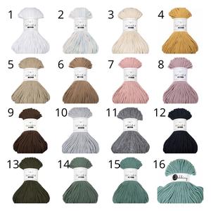Horgolt övtáska 100% újrahasznosított zsinórfonalból, bőr crossbody pánttal - táska & tok - övtáska - Meska.hu