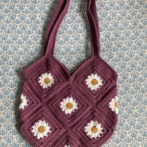 Horgolt virágos táska - Meska.hu Horgolt virágos táska - Meska.hu